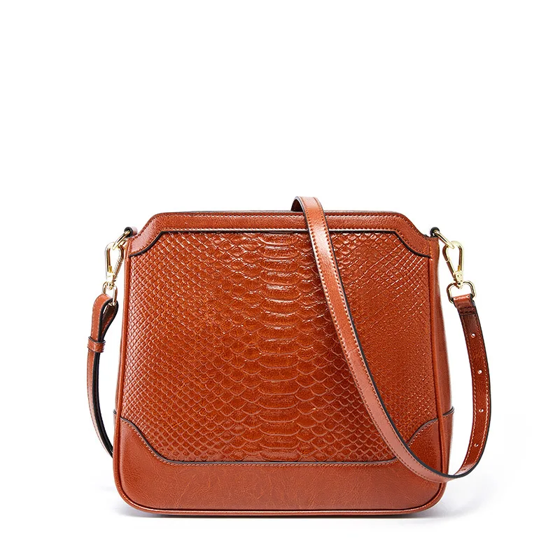 

TS4034 2020 online shopping uk genuine leather handbags snakeskin pattern leather bags women big shoulder ladies bag for women