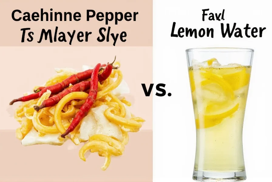 cayenne pepper and lemon water