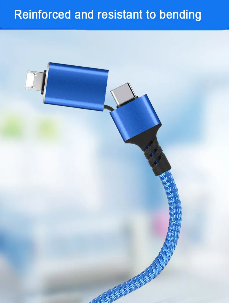 Aluminum alloy fast charging usb 4 core cables micro - ANKUX.COM