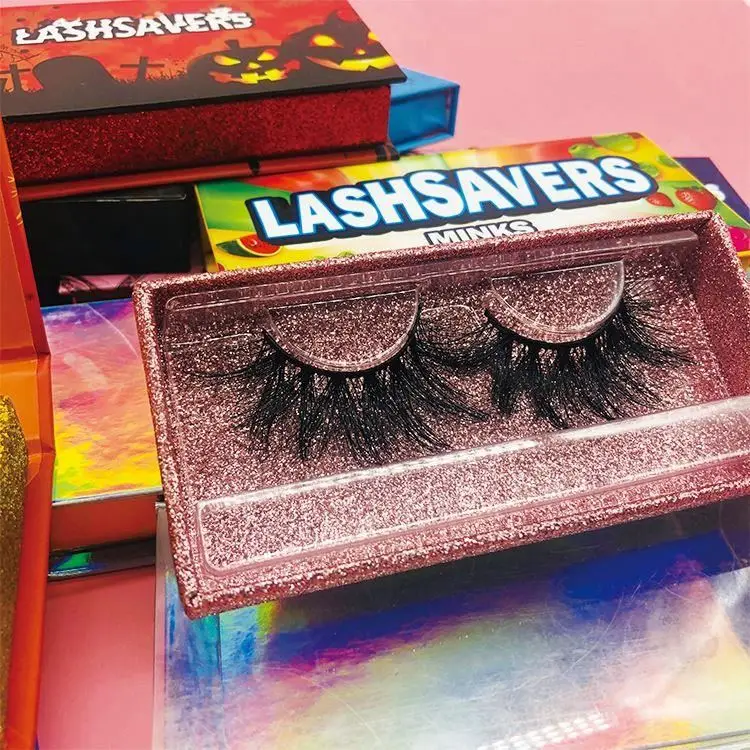 

Hot Selling 3D Mink Eyelashes Vendor Wholesale 100% Handmade Lashes, Natural black or colorful