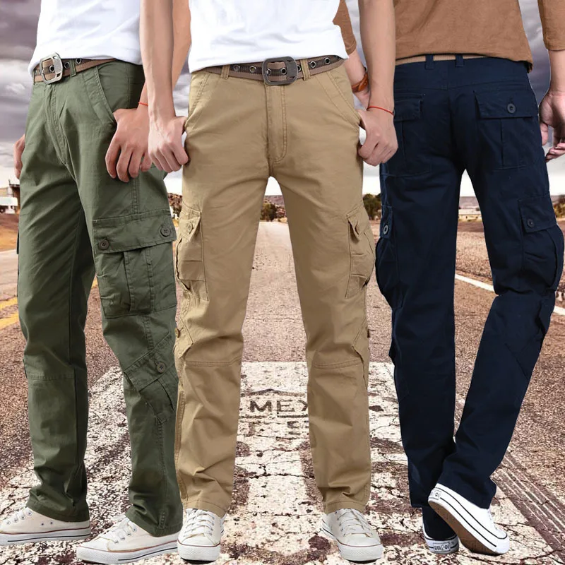 straight cut cargo pants