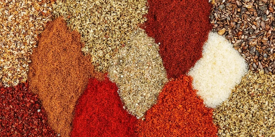 Comparison chart of A-list seasonings