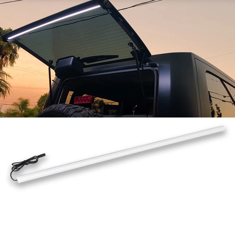 

102 CM  Rear Glass Windshield Led Lifegate Light Bar For 2007-2019 Jk Jku Jl Jlu