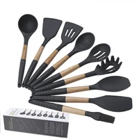 

Amazon hot sale 9-piece Non-stick Silicone Kitchen Utensils Heat Resistant Cooking Utensil Set