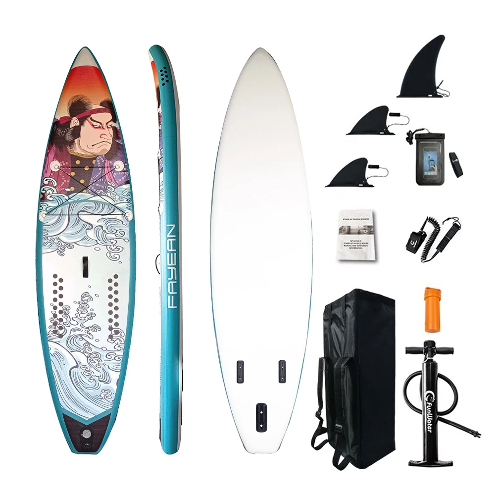 

Best selling gym equipment paddle board surf sup jetboard with fins all around