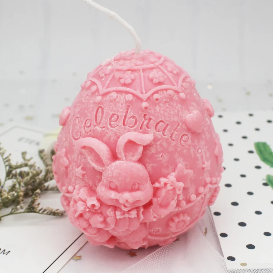 

LOVE'N LV793J Easter egg cartoon rabbit DIY handmade soap silicone mold plaster mold candle mold