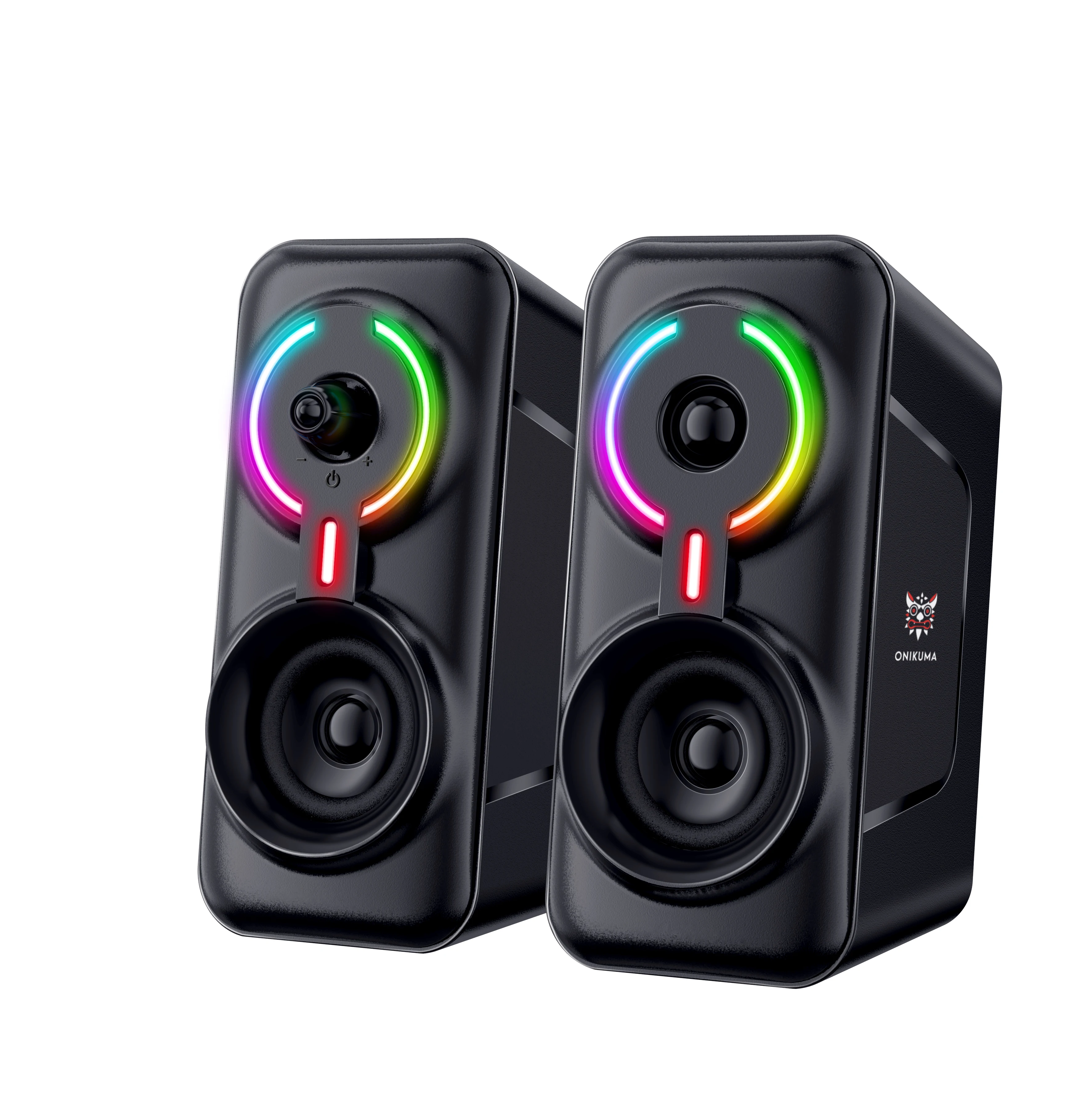 

Dropshipping Onikuma L6 Colorful LED Light PC Speaker Wired USB Power Computer RGB LED Gaming Speaker