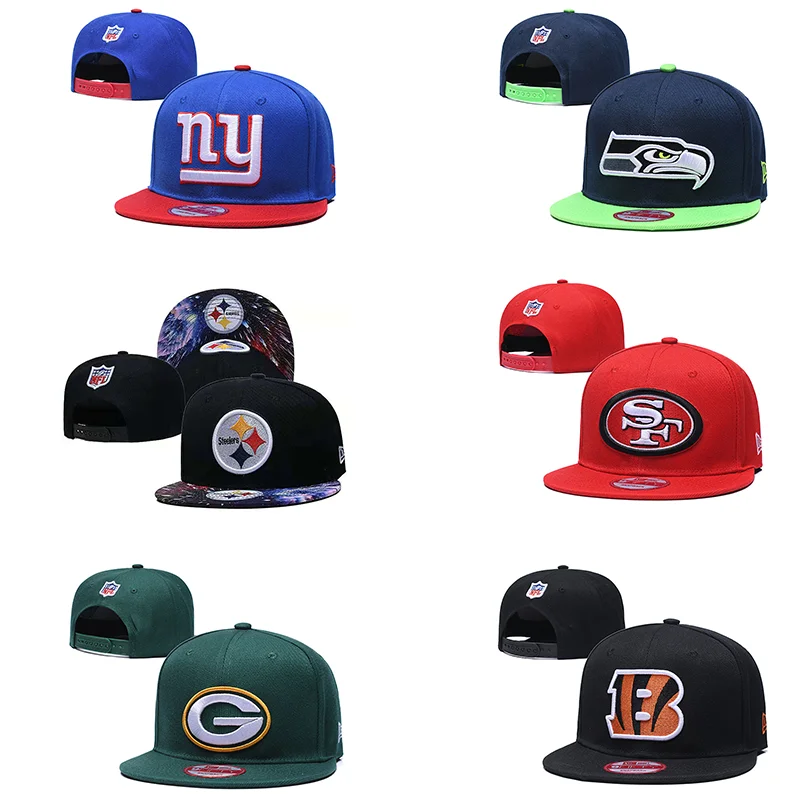 

2021 Hot Sale Newest NFL Football Snapback Hats For 32 Teams Free shipping, Custom color