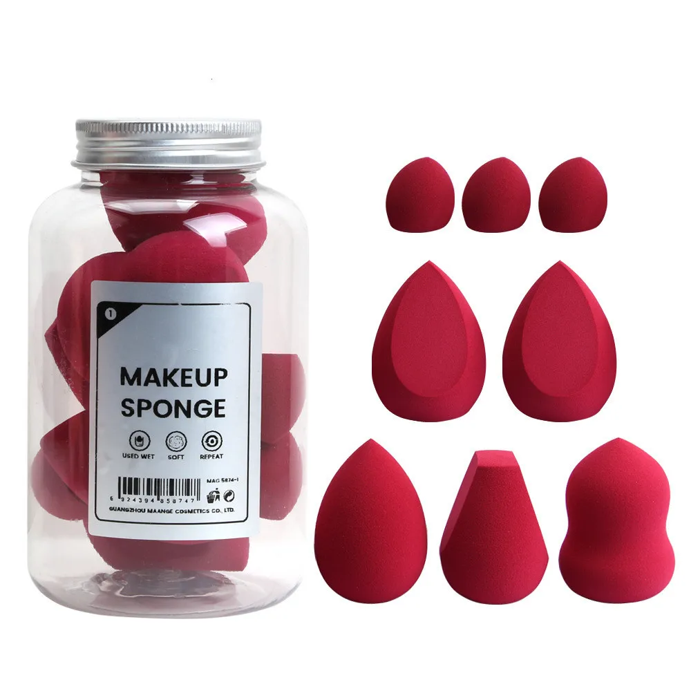 

Multicolor 8 Pieces Latex-free Makeup Sponge Set Makeup Blender Sponge Blender Foundation Powder Makeup Sponge Set With Bottle, Show as picture or customized