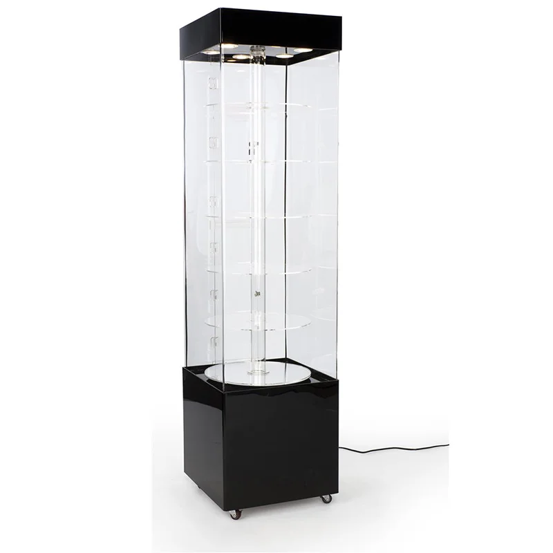 Rotating Lockable Watch Display Vitrine Acrylic Buy Acrylic Rotating