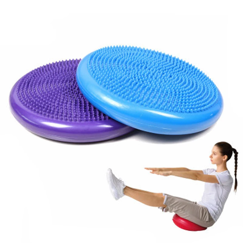 

PVC Elastic Inflatable Acupuncture point Yoga Balance Training Mat Fitness Massage Ball