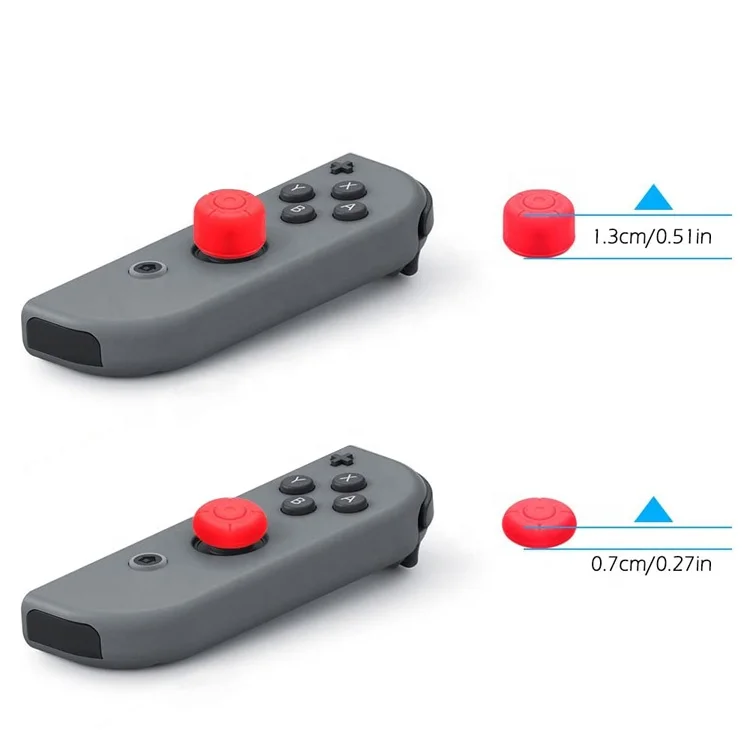 

Game Silicone Thumb Stick Grips For Nintendo Switch oled JoyCons Controller Skin For Joy Cons Cover
