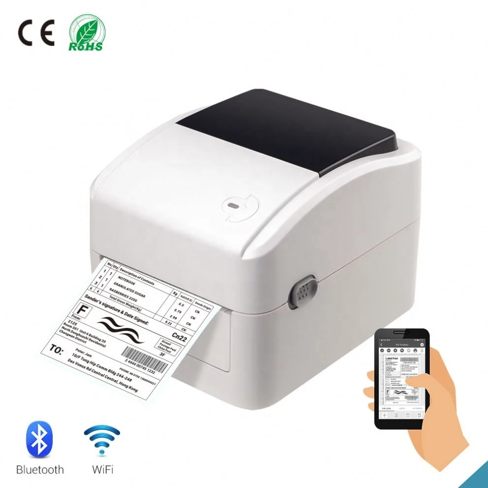 

Imprimente Thermique 4 Inch Bluetooth Xprinter 420B Postal Label Printer For Logistic Bluetooth Printer