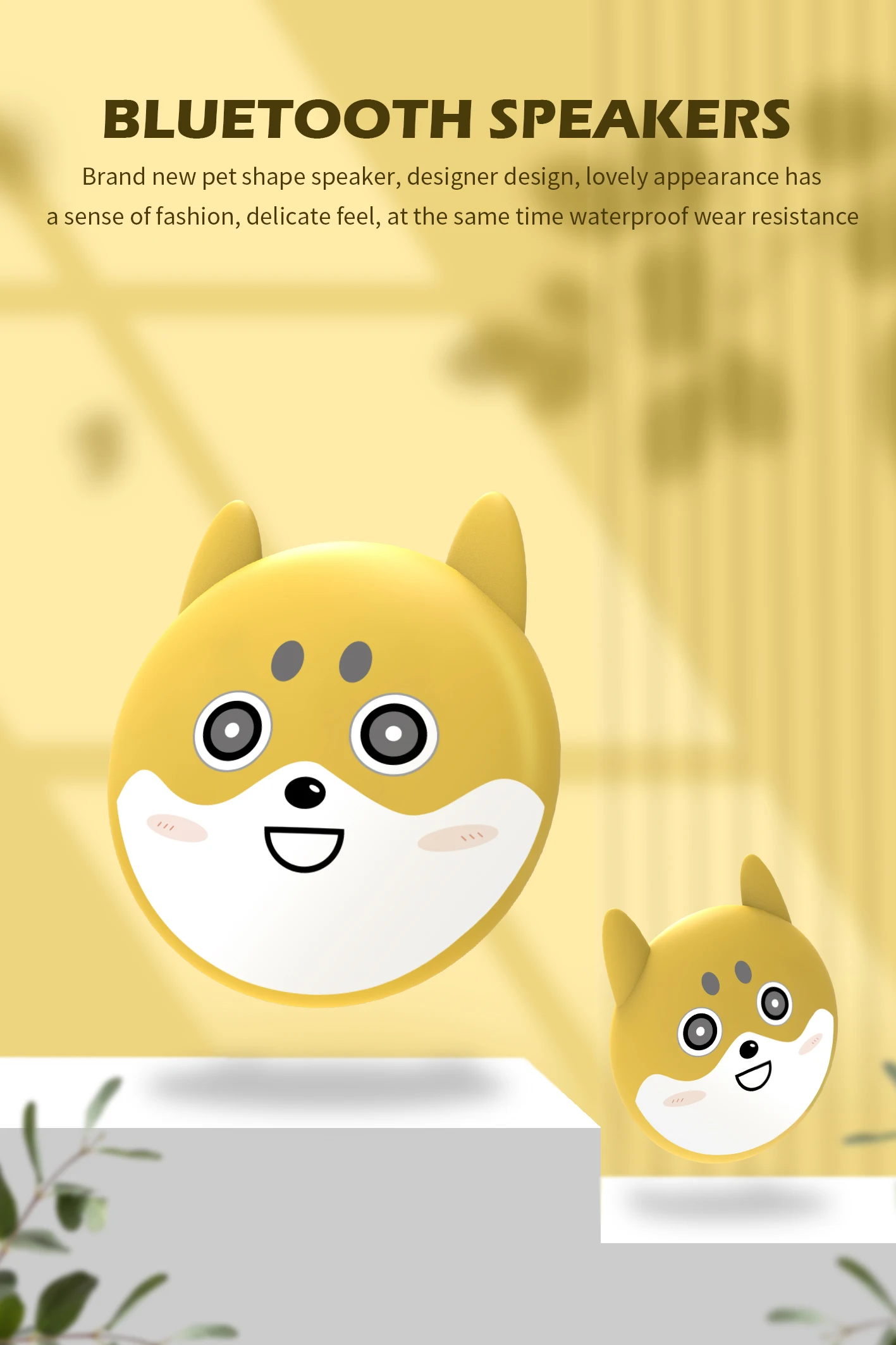 Promotional Mini Cute Cartoon Audio Hands-free Portable Animal Wireless Bluetooth Speaker - ANKUX.COM