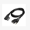 Car-Styling 3.5mm AUX Audio Cable Music MDI AMI MMI Interface USB+Charger AUX Cable For Audi A6L A8L Q7 A3 A4L A5 A1 series Car