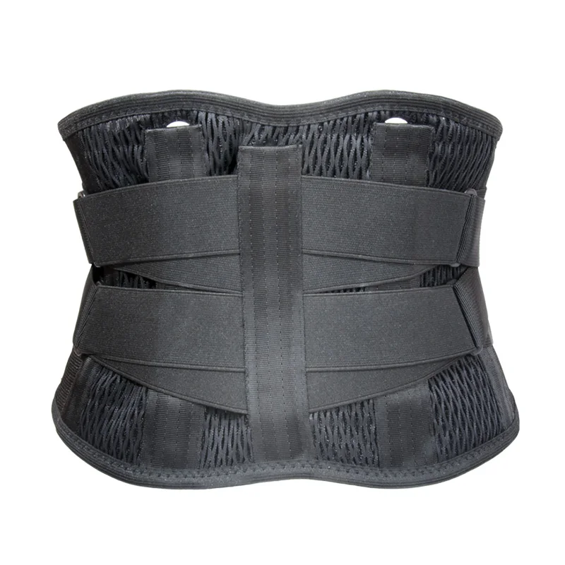 

Adjustable Waist Tourmaline Self heating Magnetic Therapy Back Waist Support Belt with Removable Lumbar Pads Support plate, Black