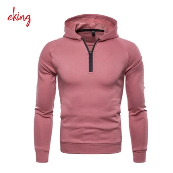 100 cotton men's zip hoodie