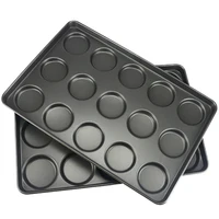 

15 Cavity 60x40cm Non Stick Coating Hamburger Bun Baking Pan