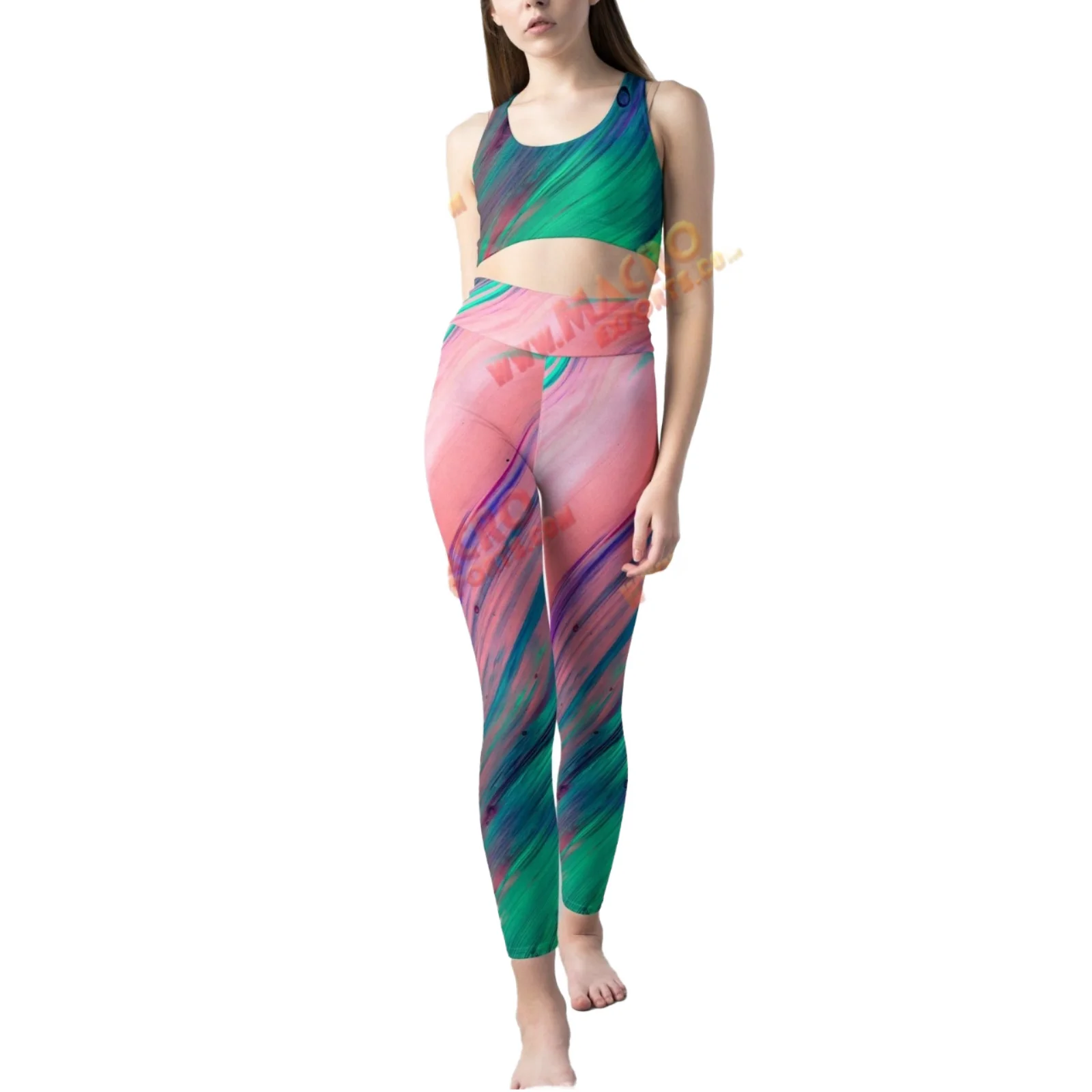 High Elasticity抗菌长款Yoga Pants