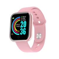 

2019 amazon New hot selling big screen smart bracelet band fitness tracker Y68 with heart rate IP 67 waterproof APP Fitpro