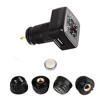 Newly auto parts car Digital LCD Display Auto Security Alarm for simple installation cigarette lighter tpms sensor