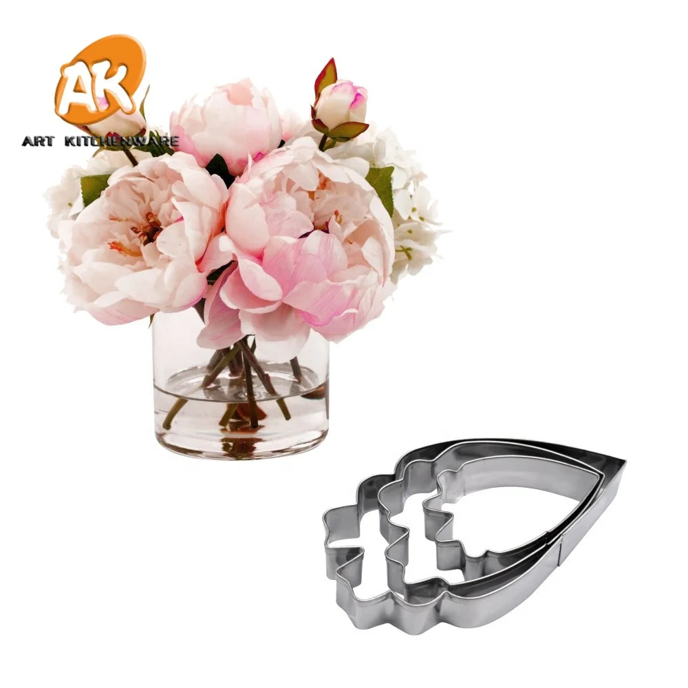 

AK Certification Fondant Cutter Cake Decorating Peony Petal Cutter Set Cookie Pastry Cutter S389