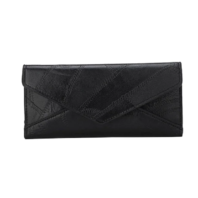 

Vintage women long wallet embossed cash envelope wallet print pu leather wallets for ladies