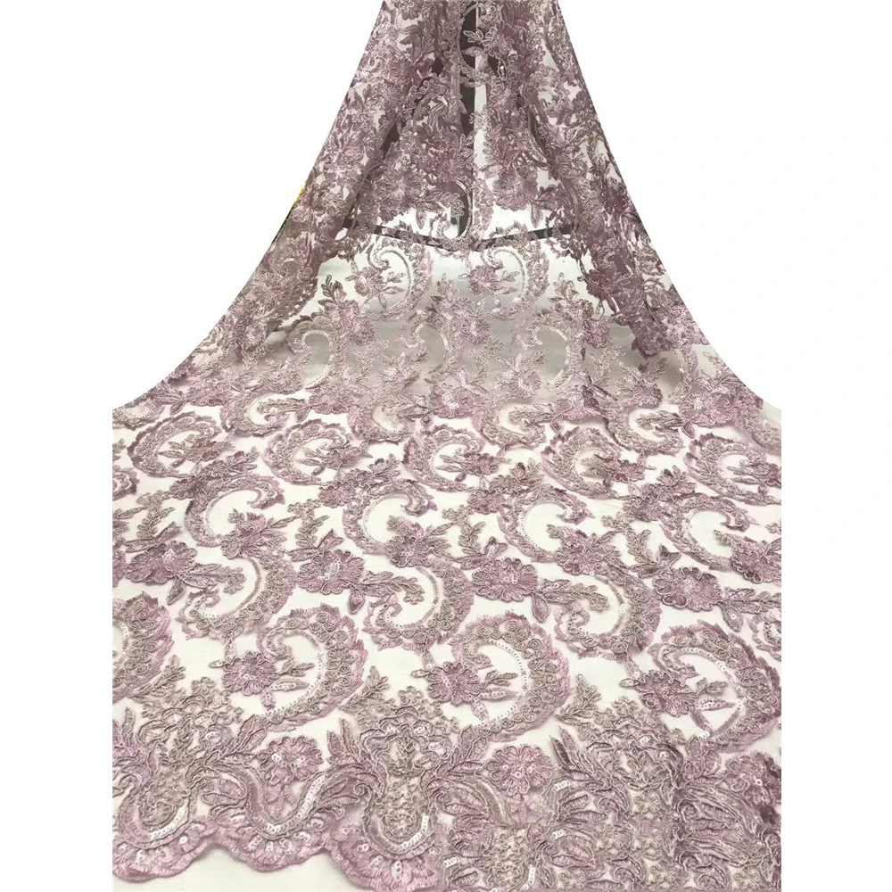 

Beautifical wedding dress hot selling wedding dress lace fabric top grade tulle fabricc ML1N2401, Customized