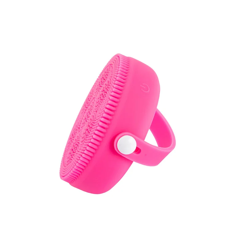 

Hot sales design vibration massage silicone brush facial cleanser electric facial brush private label massage, Colorful