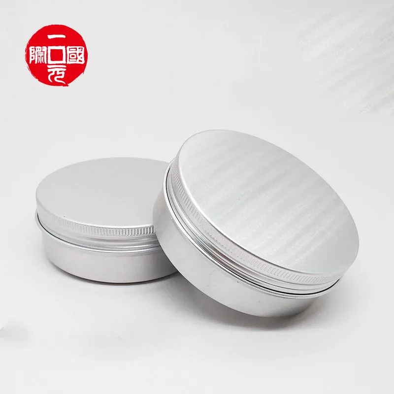 

Cosmetic packaging cream hand wax skin care cream metal packaging round 120g spiral aluminum box