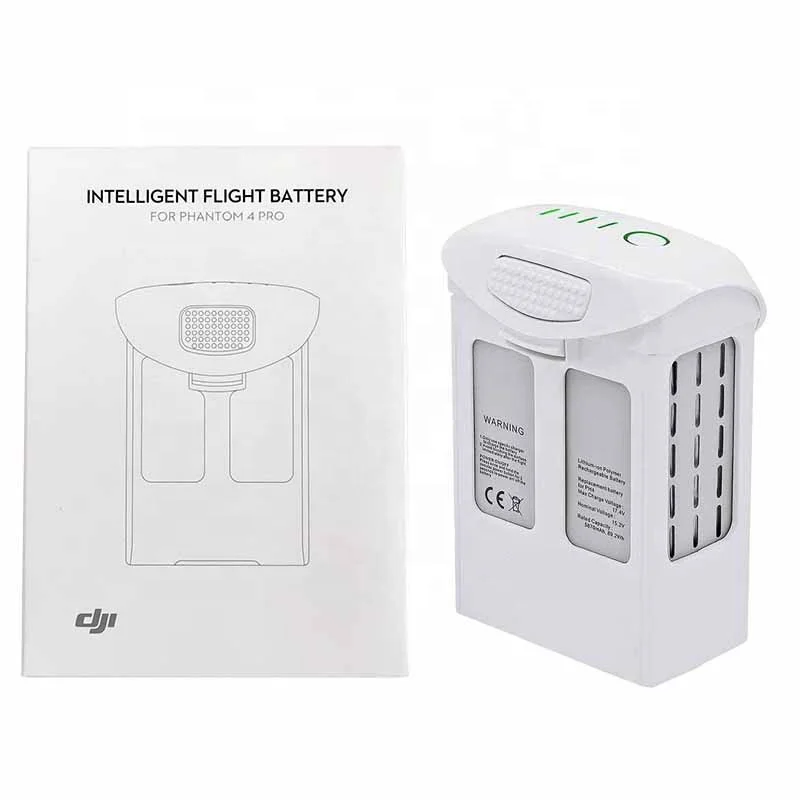 

DJI Phantom 4 Pro Series Intelligent Flight Battery 5870mAh P4 Phantom4 Advanced V2.0 Pro DJI Phantom 4 Battery, White