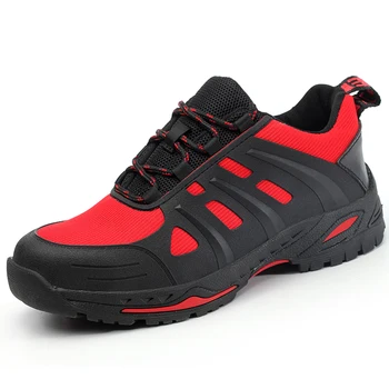 Red New Style Light Weight Safety Shoes - Buy Safety Shoes,New Style ...