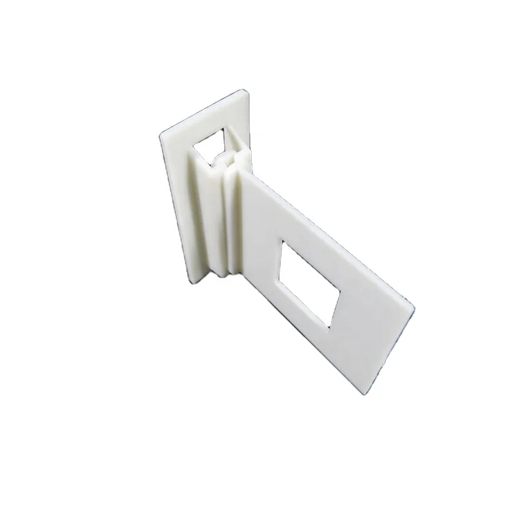 

Hot Sale Displays Accessories Exhibition Cardboard Shelf ABS Connector White Plastic Corrugated Shelf Clips