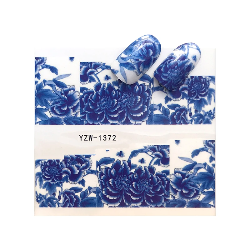

Wholesale 1pc lovely flower water slider nail decals nail art sticker, Picture