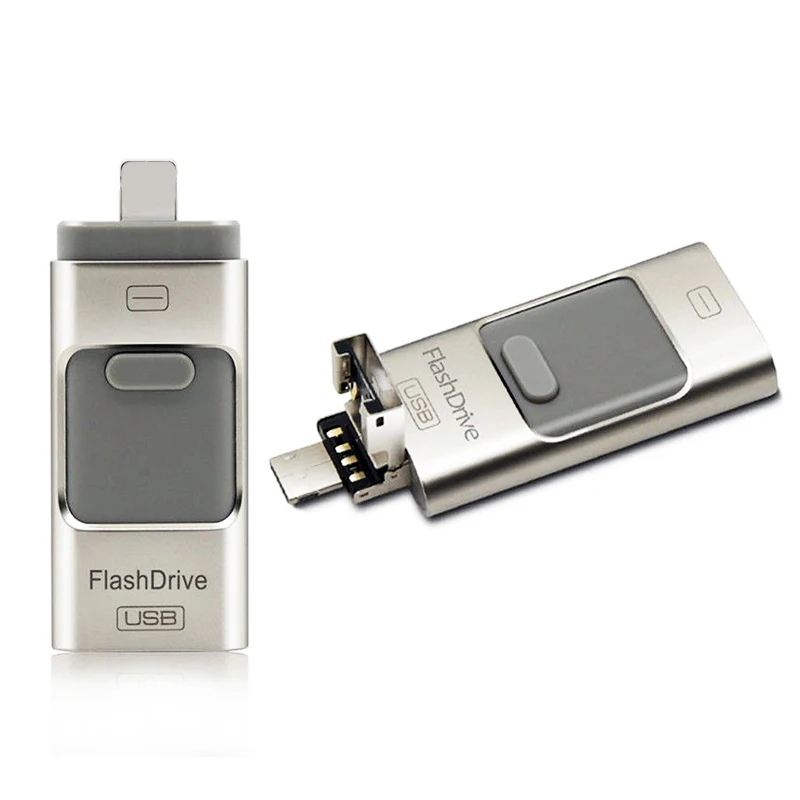

Hot Selling 3 In 1 OTG USB Flash Drives Pen Drive Flash Memory For Phone 16G 32G 64G 128G