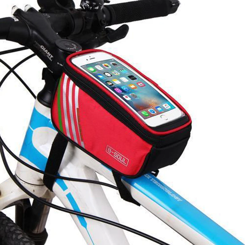 

Outdoor bicycle waterproof bag mountain bike mobile phone front bag bicycle touch screen phone bag