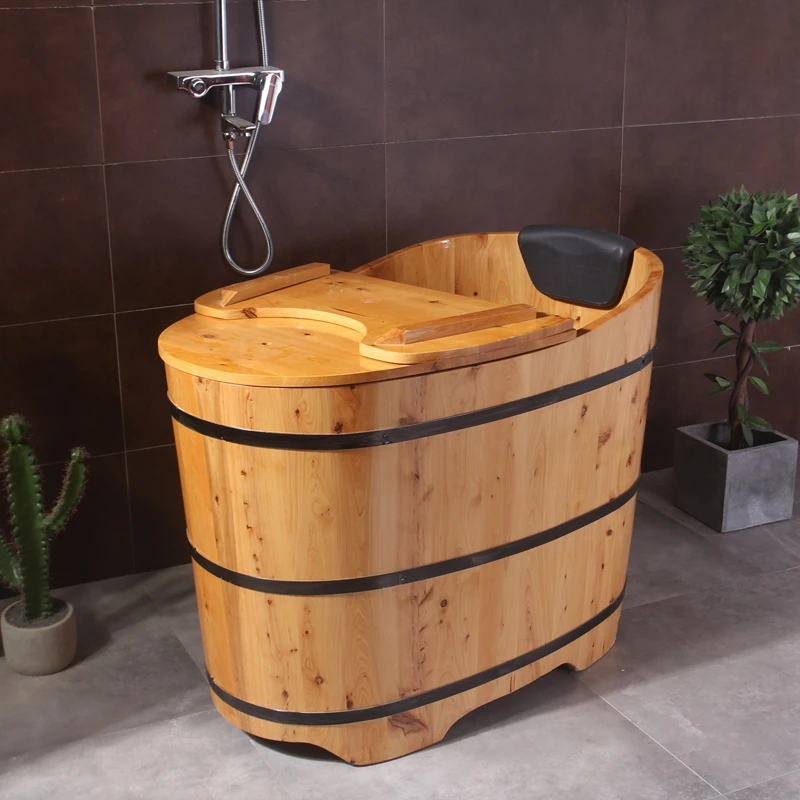 Foshan Ningjie Wooden Bathtub Freestanding Cedar Wood Bathtub Buy