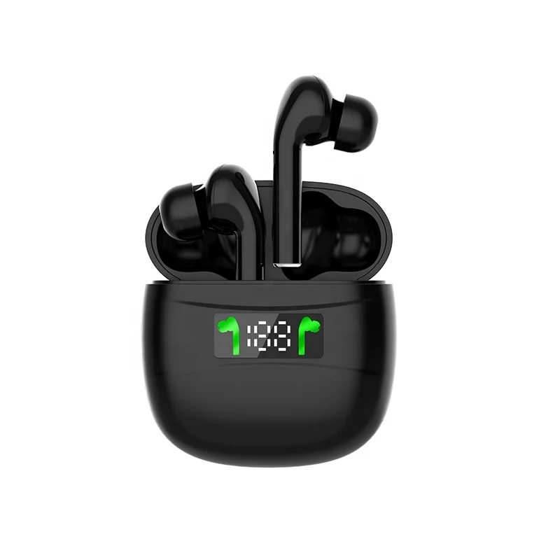 

2021 New Arrivals Private Label Design Amazon Hot Selling Bt 5.0 Earbuds Earphone Headphone Acuricular Power display J3 Pro TWS, White.black