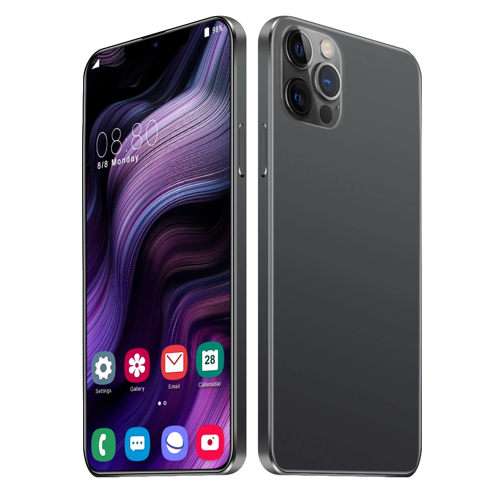 

phones mobile android smartphone 6.7inch 8+125GB i12 pro max hones mobile android low price phone unlocked smart phones