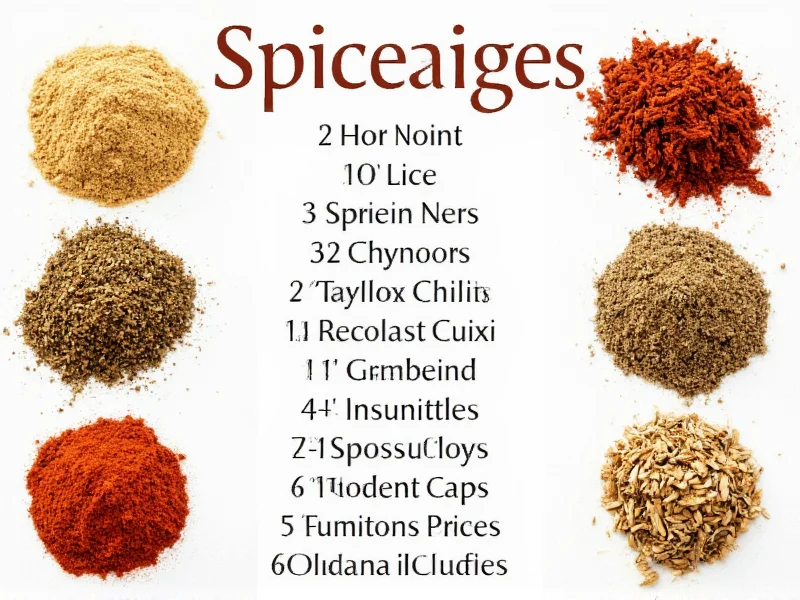 Essential Spices List: 50+ Common Spice Names and Uses