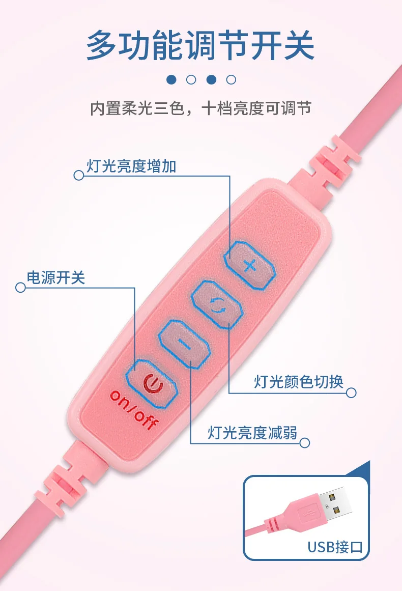 Bgd002モデル6インチメイクアップミラー折りたたみ式自撮りリングライト ライブストリーム用スタンド付き Buy リングライト リング光ミラー Selfieリングライト Product On Alibaba Com