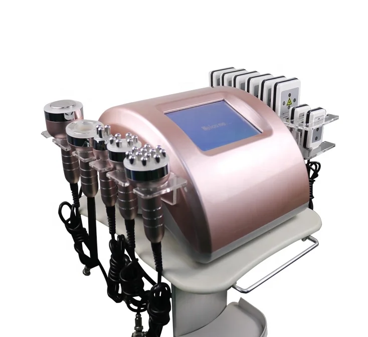 

2021 new year 6 in 1 lipo laser RF cavitation body shaping slimming vacuum cavitation system beauty machine