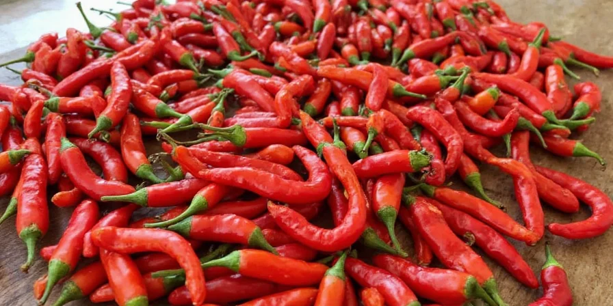 Fresh Salsa with Chile Chipitin Seeds Visible