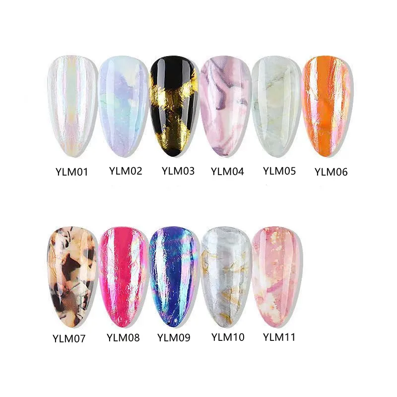 

1 Rolls/Canned Nail Art Foils Flowers Charms Floral Nail Transfer Stickers Set 3d Adhesive Wraps Designs Acrylic Decals Nail Top