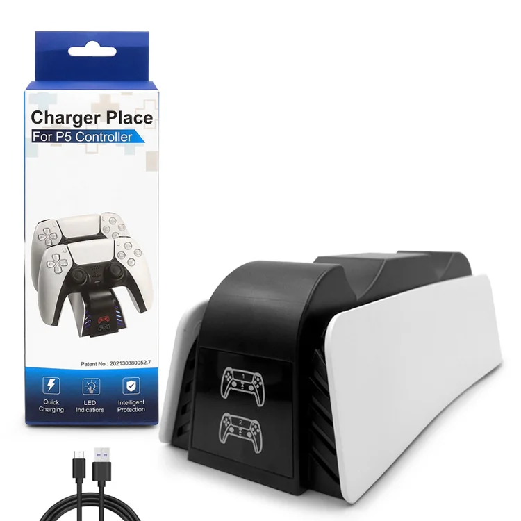 

Charging Dock Stand PS5 Dual sense Controller Charger fit for PS5 Game Accessories