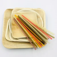 

Wholesale Eco-friendly natural reusable bamboo drinking rice flour straws