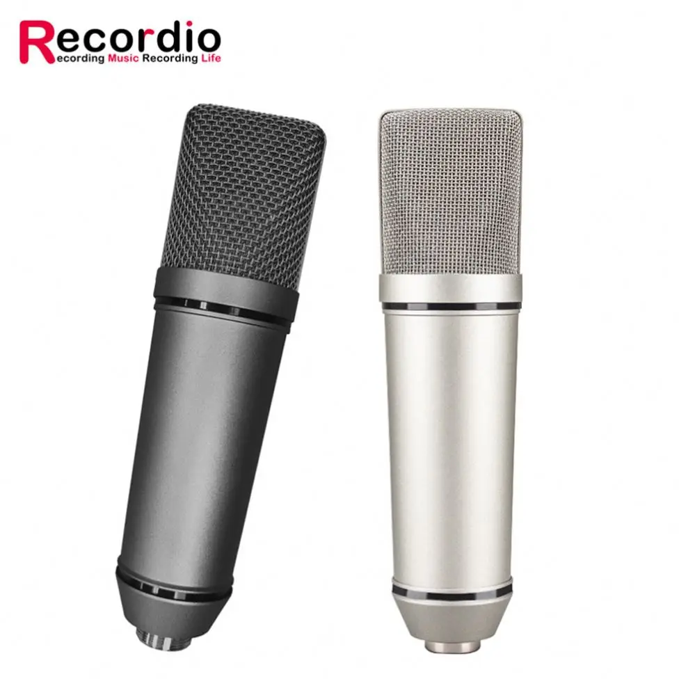 

GAM-U87 Professional Recording Microphone Studio Condenser Microphone Kit With High Quality, Champagne/ black