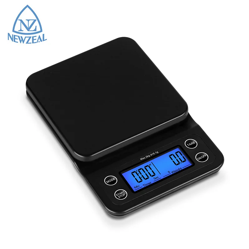 

Good Quality Digital Coffee Scale Timer 3kg /0.1g Household kitchen Scale, Custom color