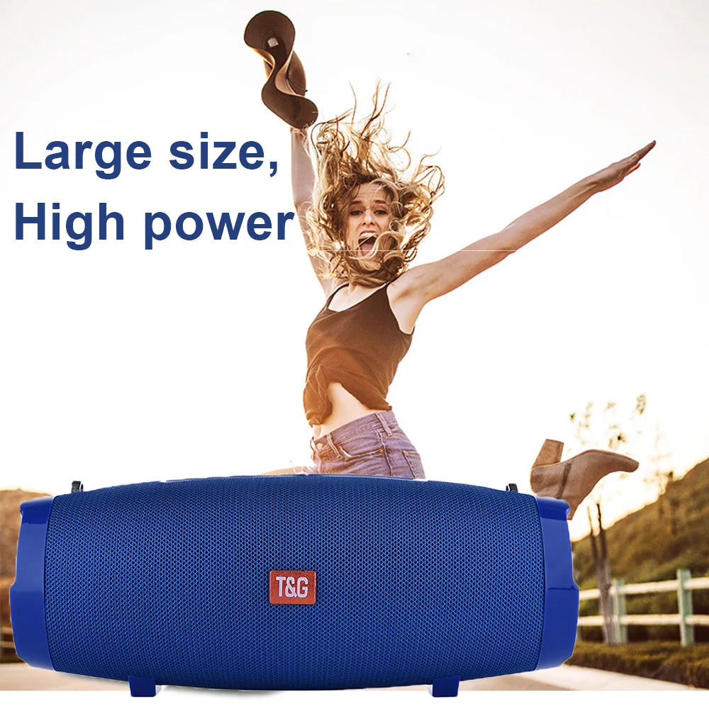 TG526 40W Portable Blutooth Speaker Wireless Outdoor Column Waterproof 3D stereo Subwoofer Speakers - ANKUX.COM