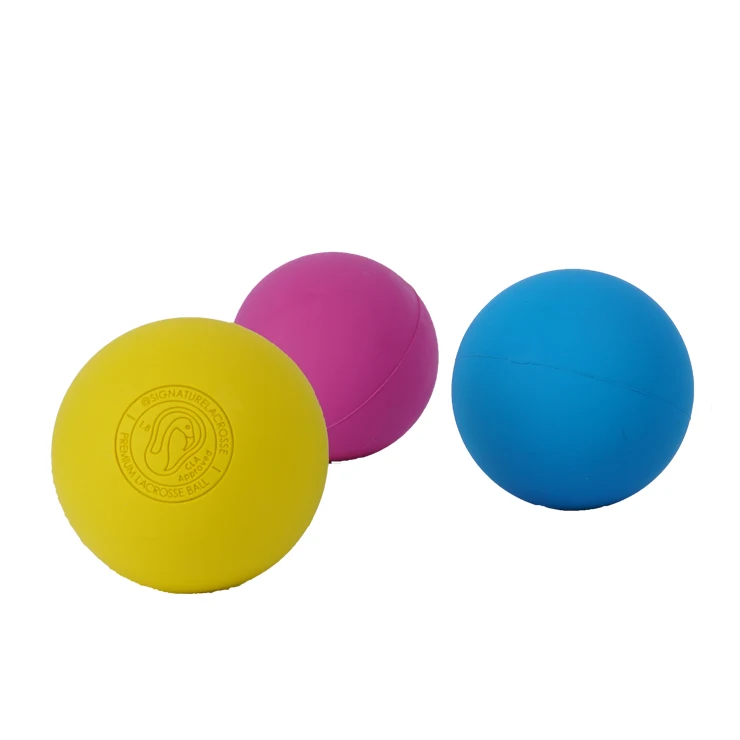

Vking Wholesale Custom Logo Eco-friendly Massage Lacrosse Rubber purple rubber solid ball